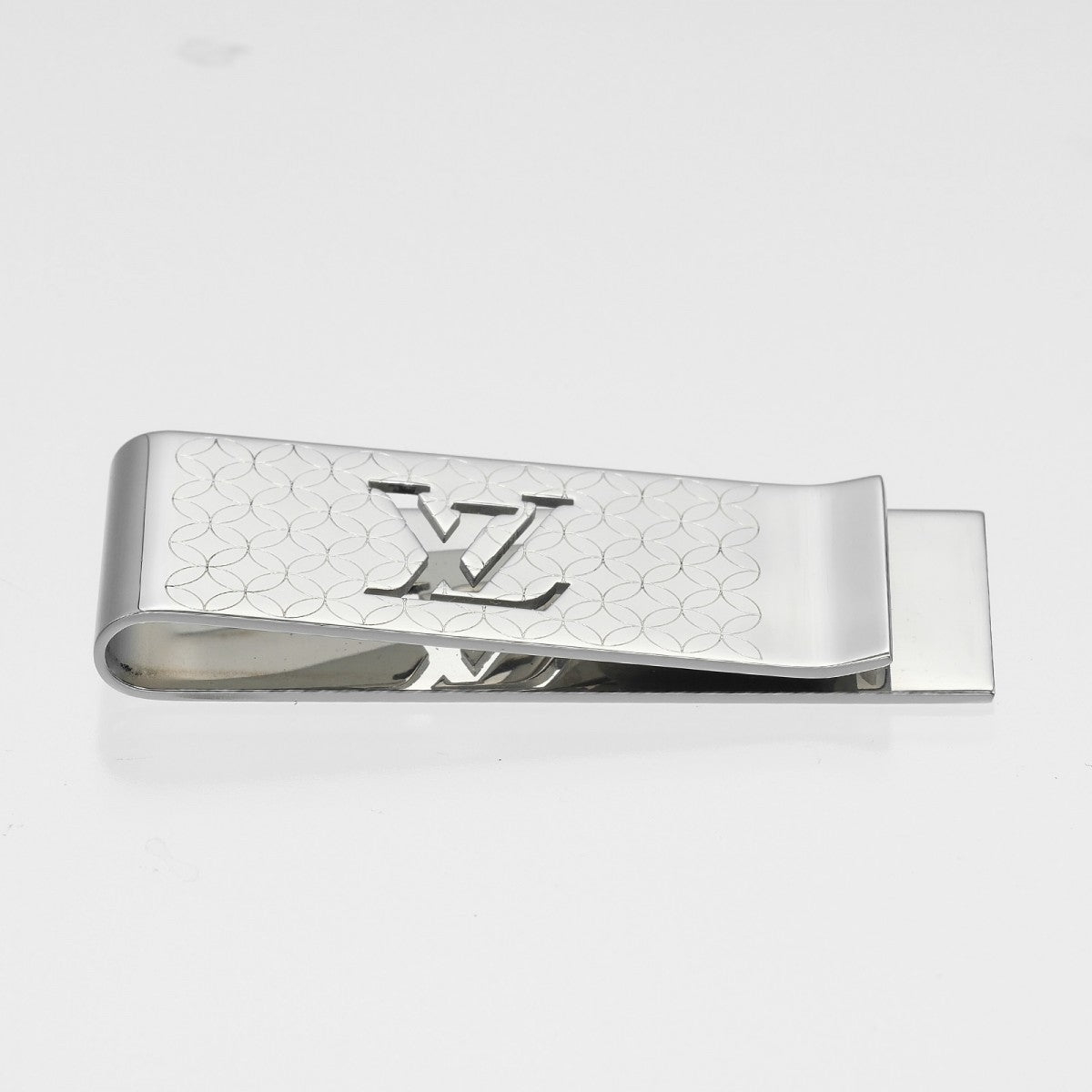 Louis Vuitton Money Clip M65041 Metal Silver Bill Clip Champs Elyses