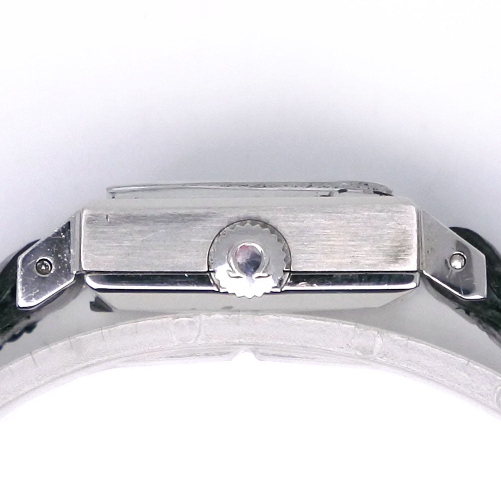 Omega Watches Hand Winding Stainless Steel , Embossed Leather Silver Cal.1070 Geneva Silver Dial