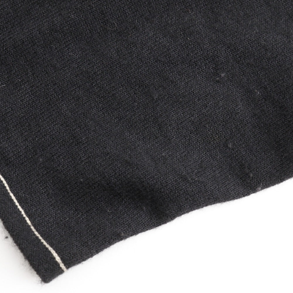 Hermes Cardigan Cashmere, Cotton Black Zip Up Women K