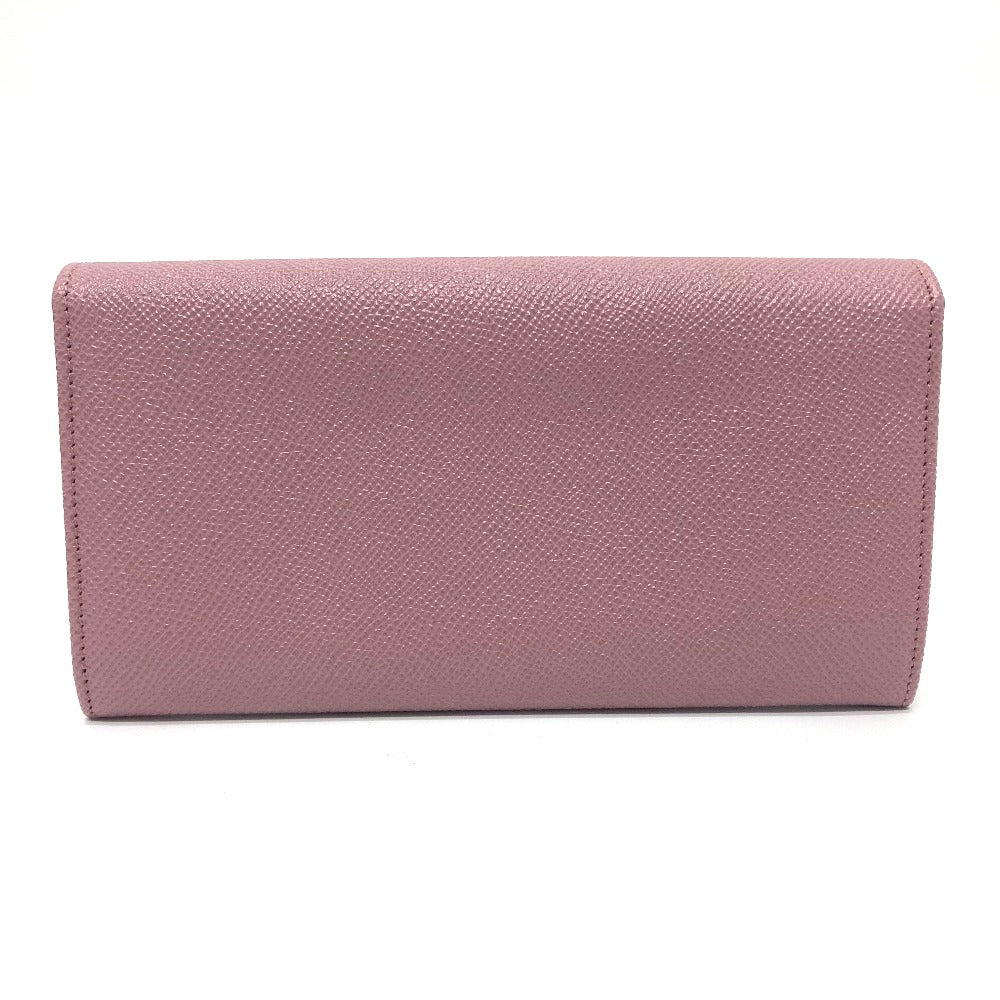 Bvlgari Long Wallet Purse 282869 Leather Dusty Pink Type Bulgari Bulgari Logo Clip Women