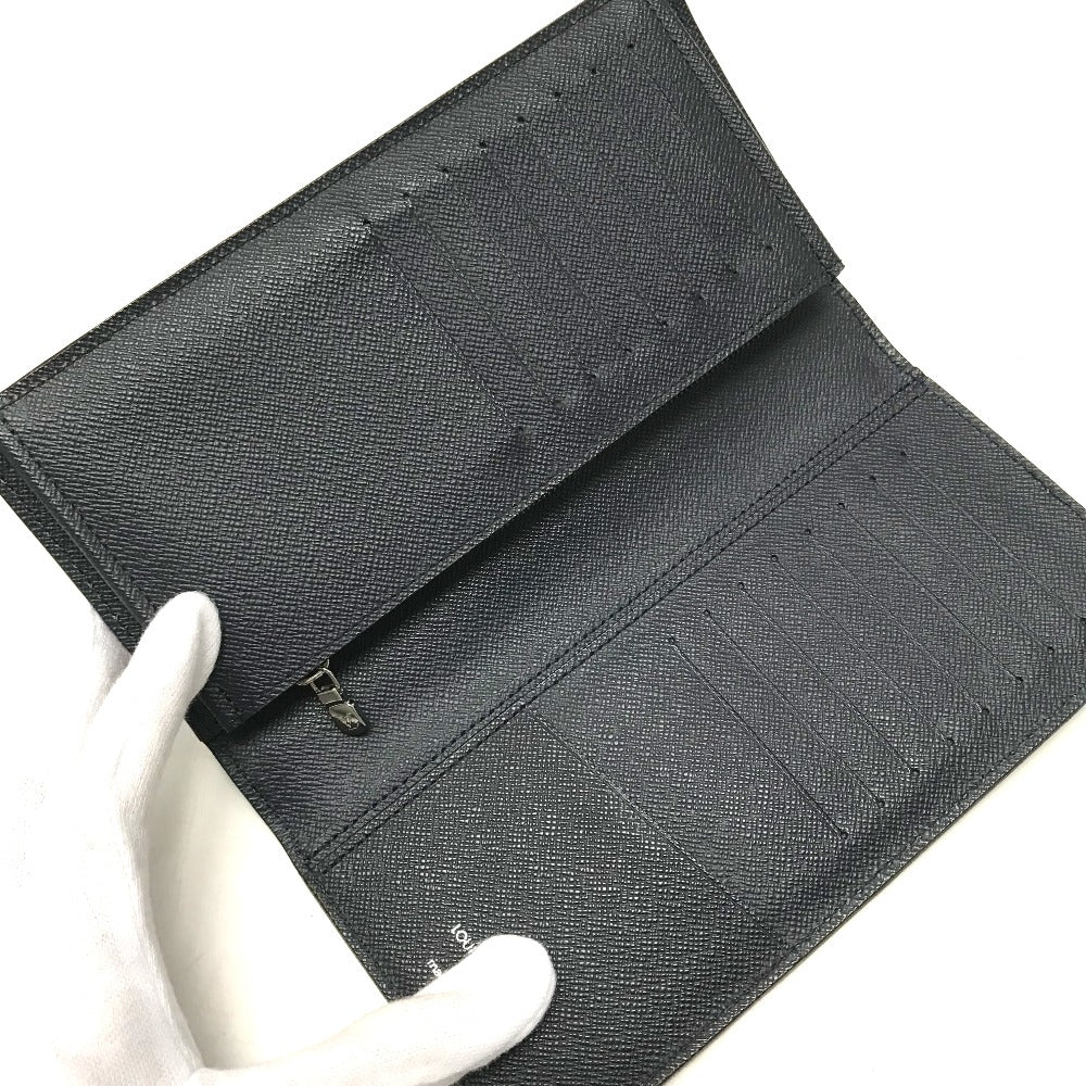 Louis Vuitton Long Wallet Purse M60615 Epi Leather Navy Epi Portefeuille Brazza Mens
