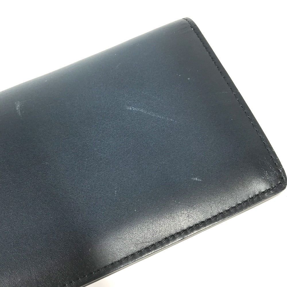 Louis Vuitton Long Wallet Purse M41899 Leather Navy Cuir Ombre Portefeuille Blaza Mens