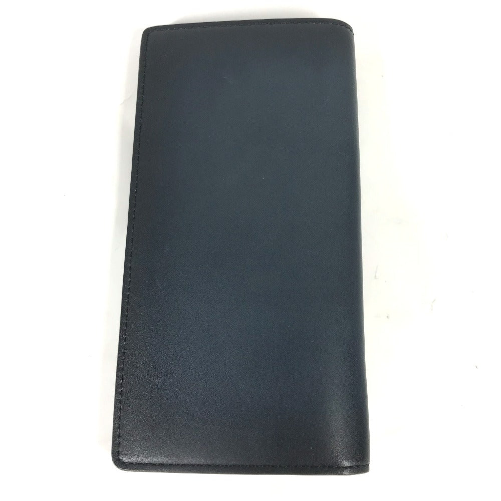 Louis Vuitton Long Wallet Purse M41899 Leather Navy Cuir Ombre Portefeuille Blaza Mens