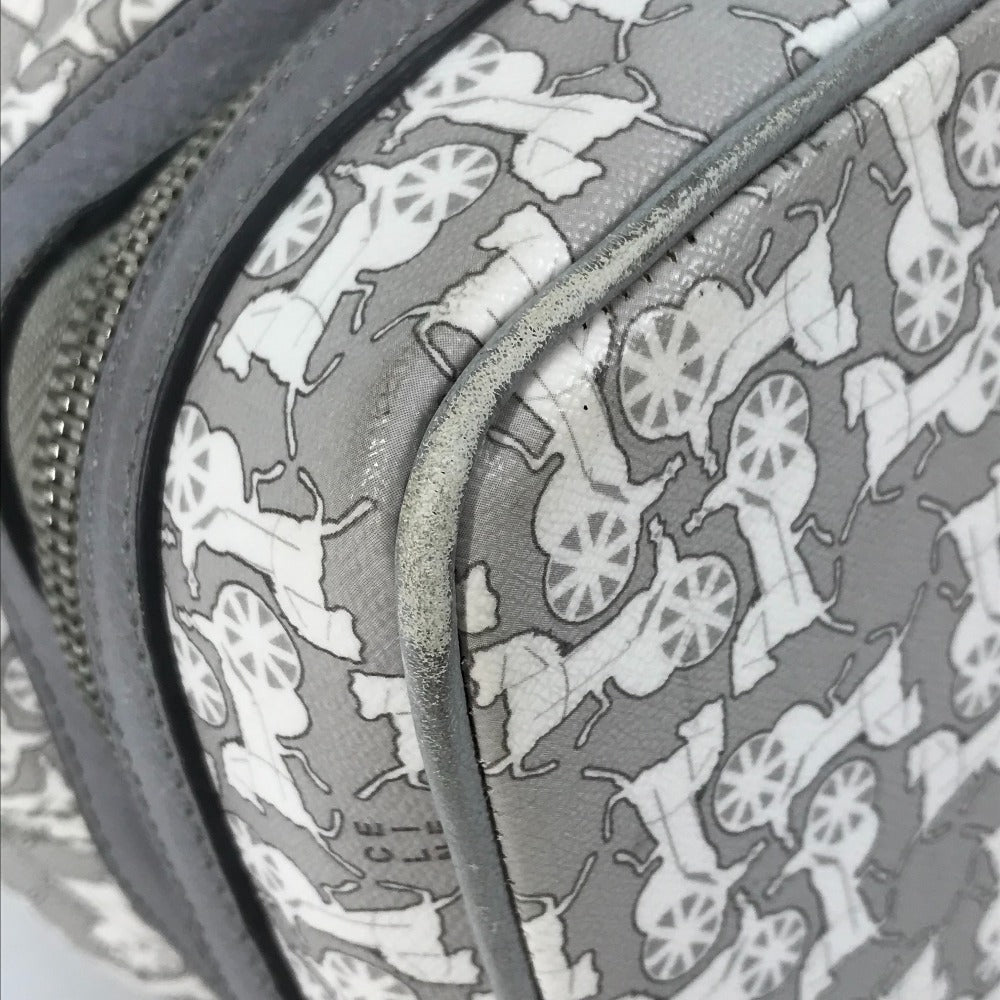 Celine Shoulder Bag Pvc / Leather Gray Ai Tominaga Collaboration Sulky Mothers Bag Women