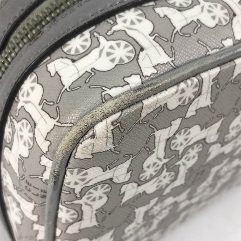 Celine Shoulder Bag Pvc / Leather Gray Ai Tominaga Collaboration Sulky Mothers Bag Women
