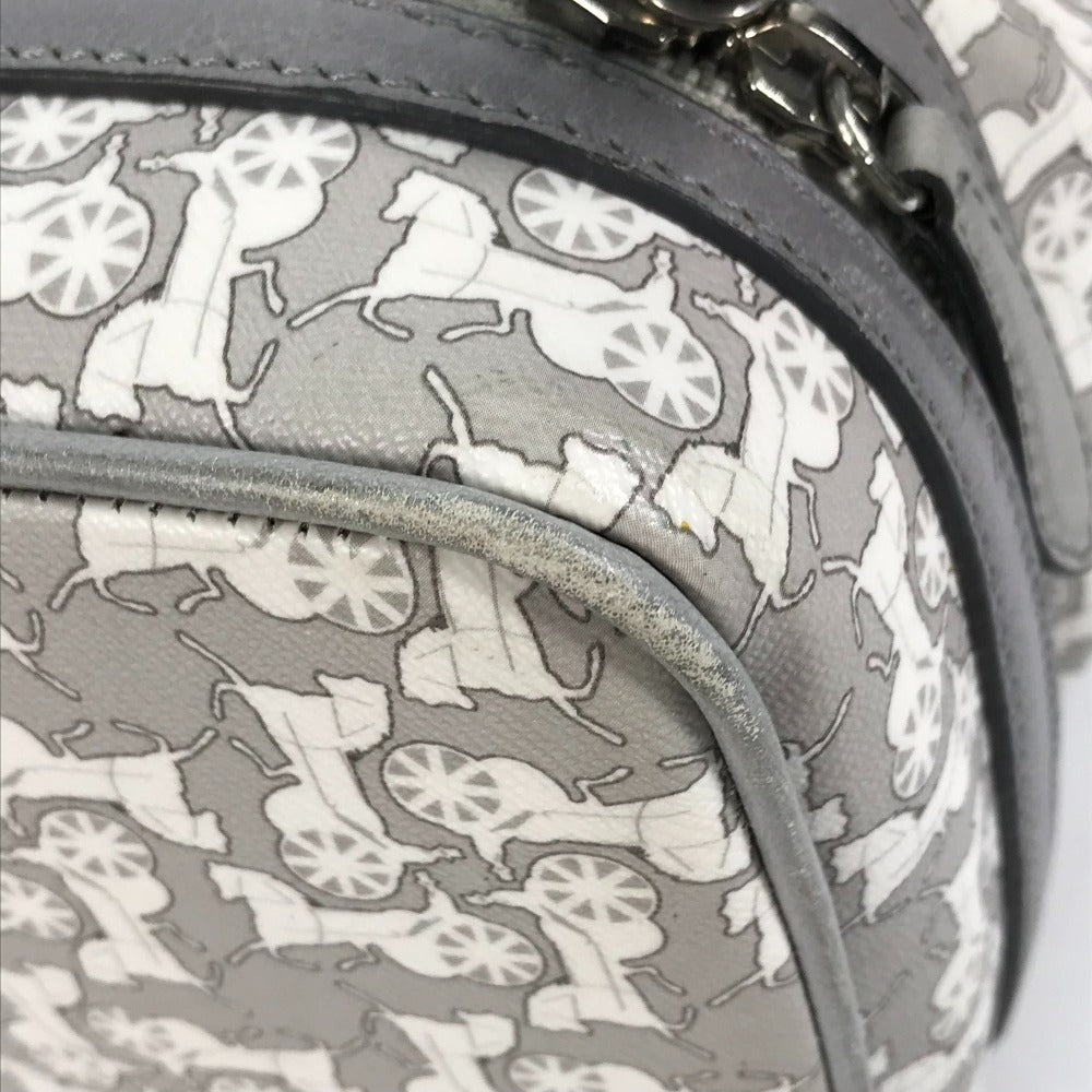 Celine Shoulder Bag Pvc / Leather Gray Ai Tominaga Collaboration Sulky Mothers Bag Women