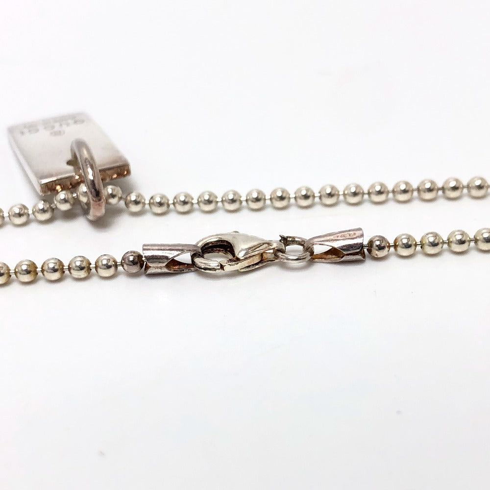 Gucci Bracelet Sv925 Silver Logo Tag Women