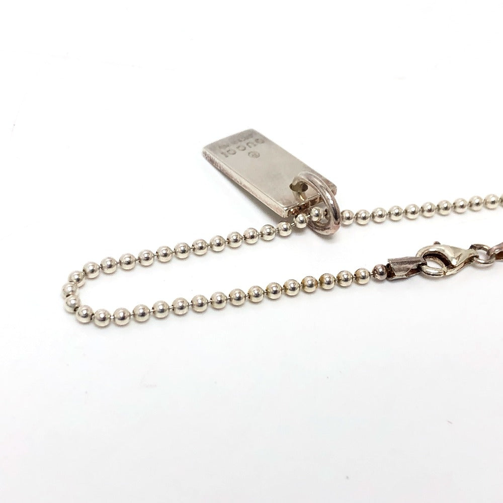 Gucci Bracelet Sv925 Silver Logo Tag Women