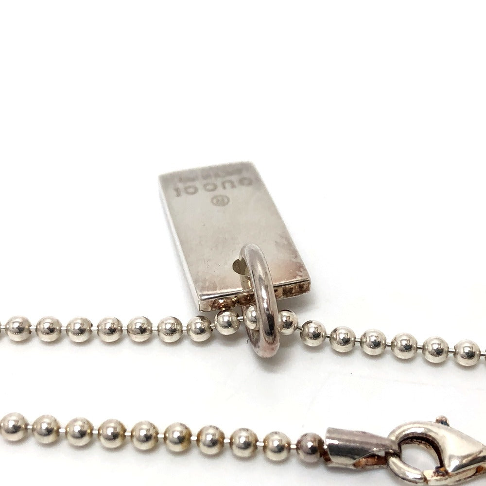 Gucci Bracelet Sv925 Silver Logo Tag Women