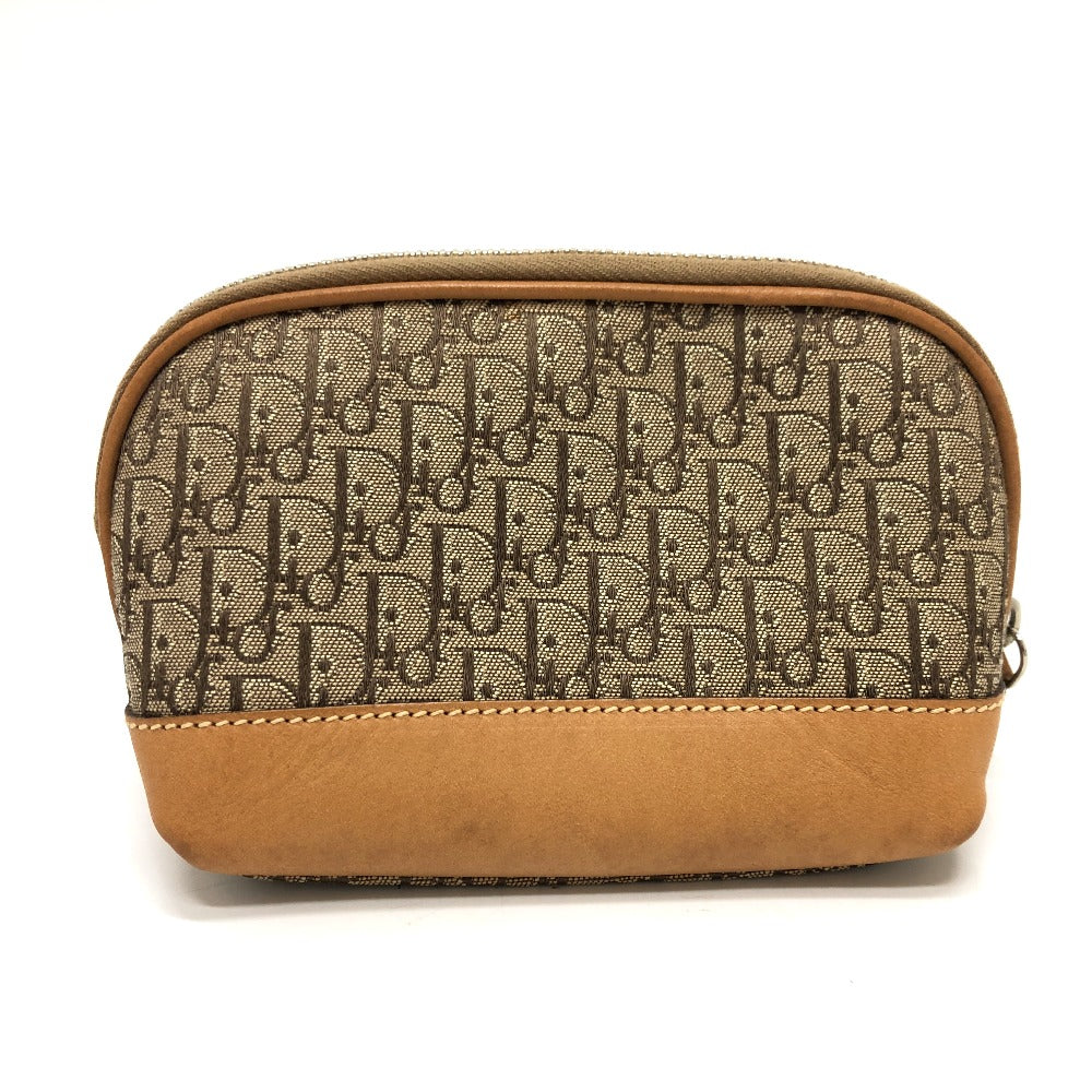 Dior Accessory Pouch Canvas Beige Trotter Women