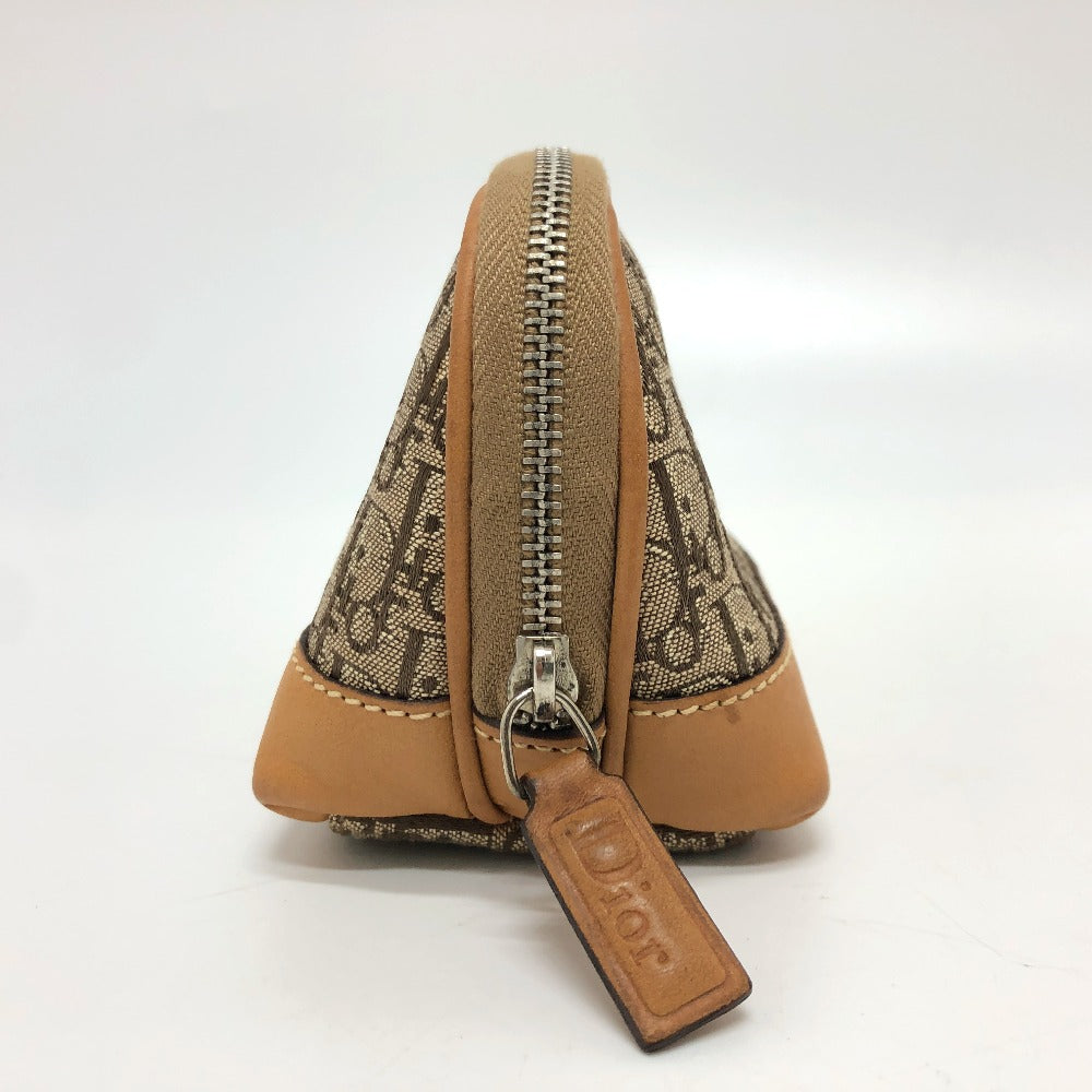 Dior Accessory Pouch Canvas Beige Trotter Women