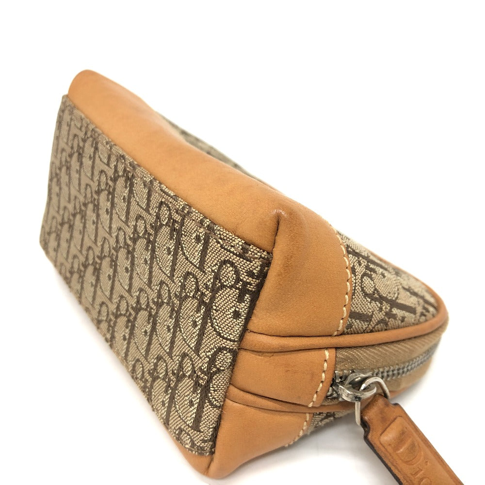Dior Accessory Pouch Canvas Beige Trotter Women
