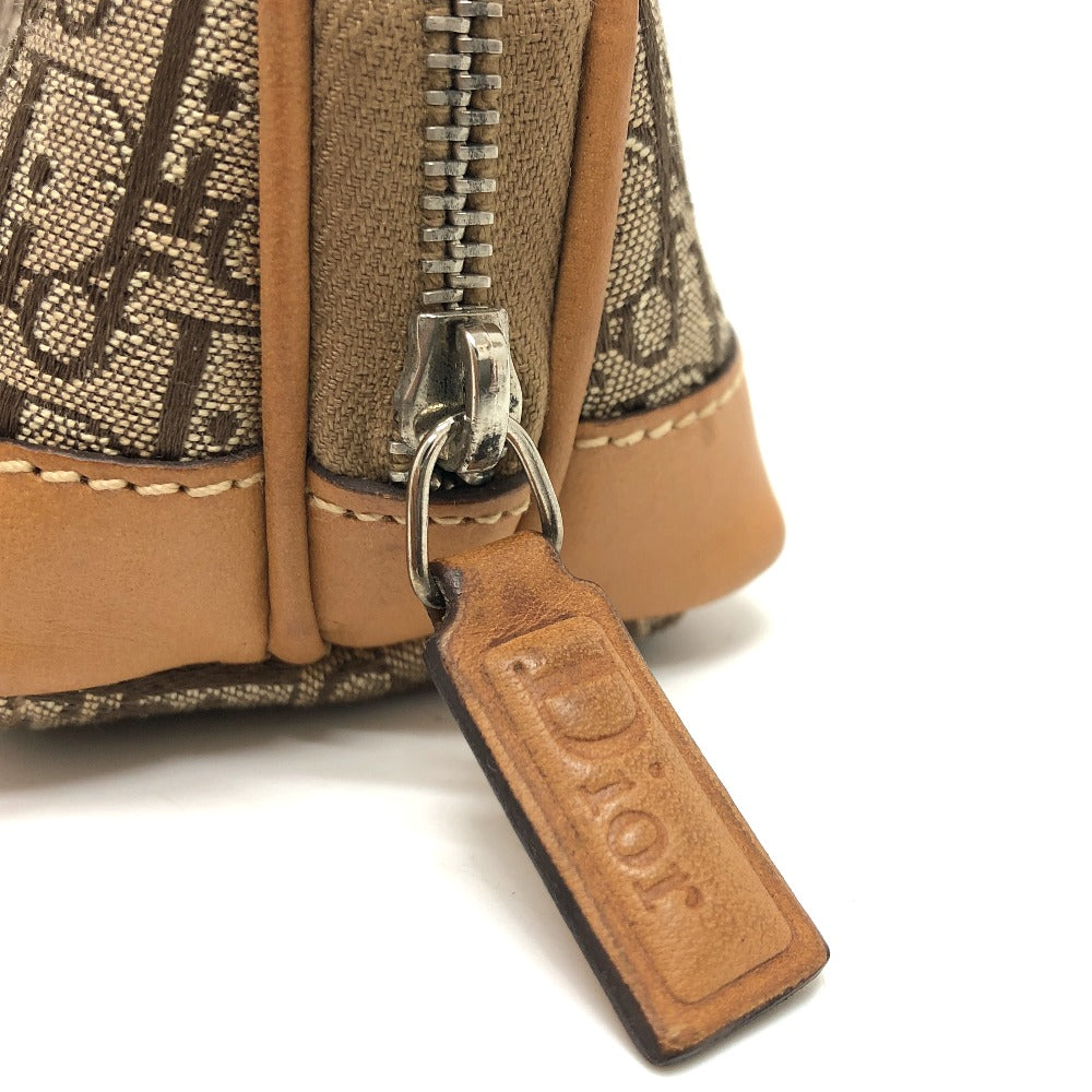 Dior Accessory Pouch Canvas Beige Trotter Women