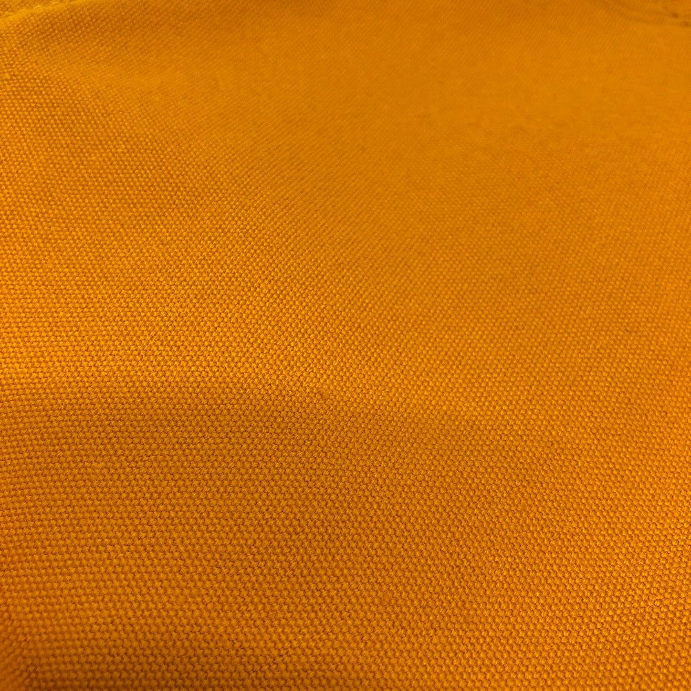 Hermes Pouch Canvas Orange Logo Women