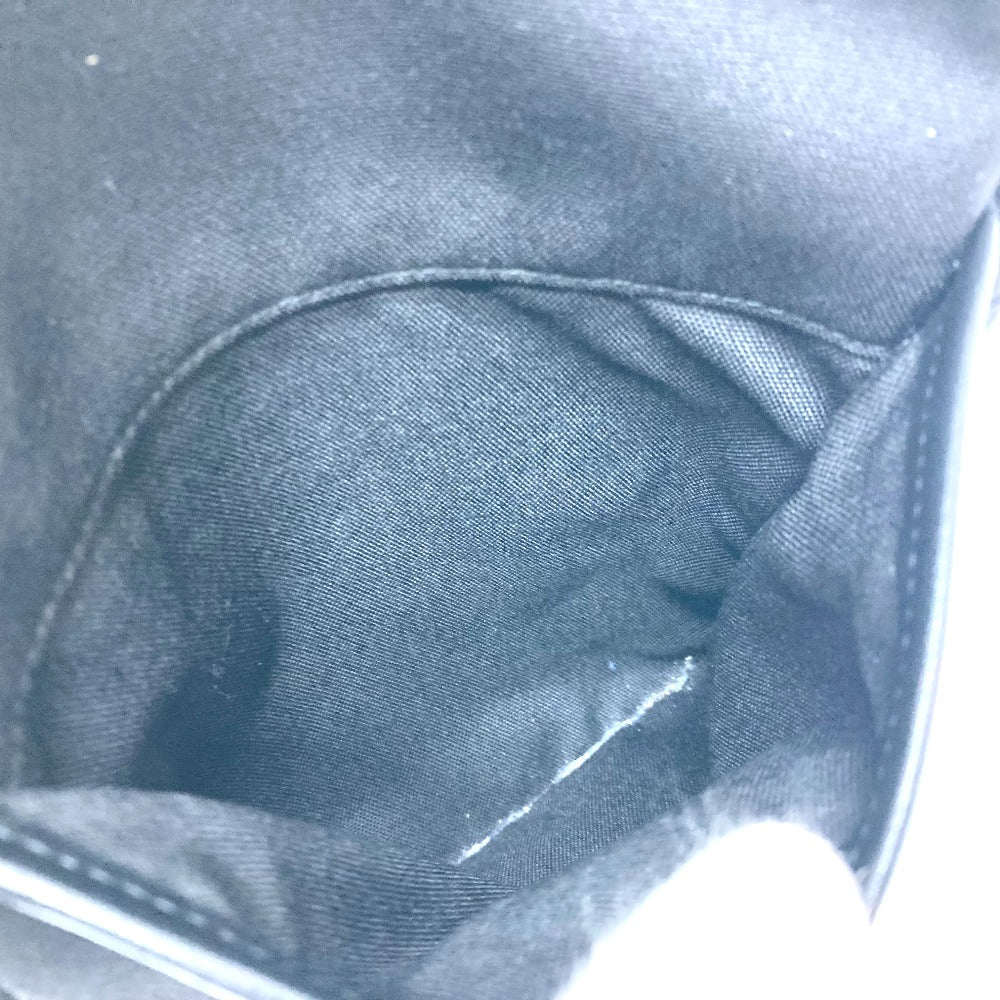 Saint Laurent Paris Shoulder Bag Canvas / Leather Black Logo Plate Women