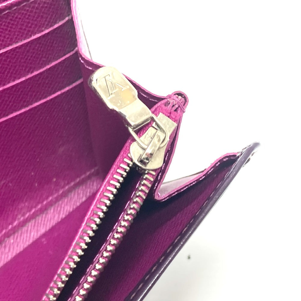 Louis Vuitton Long Wallet Purse M6374K Epi Leather Purple Portefeuille Sarah Women