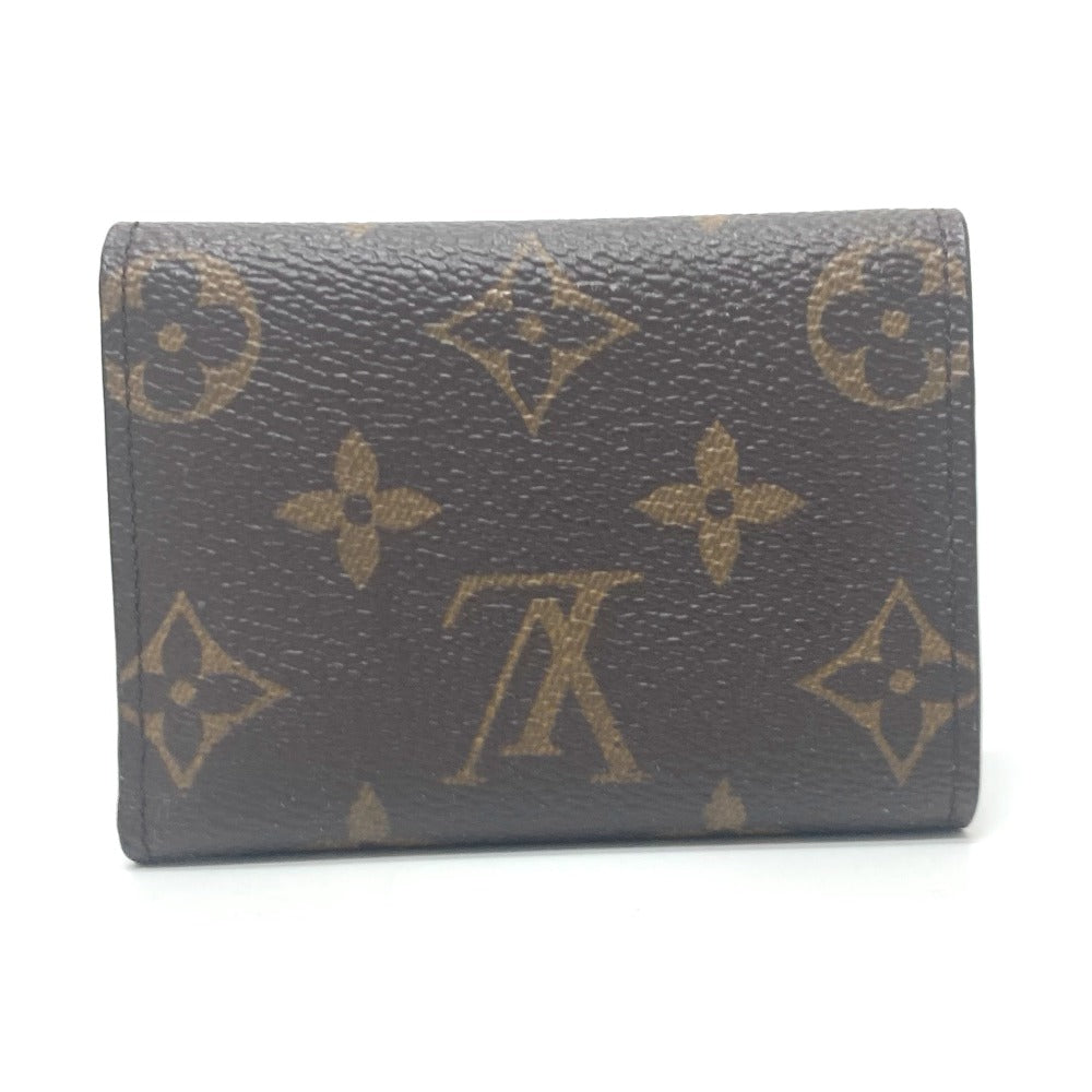 Louis Vuitton Trifold Wallet L68704 Monogram Canvas Brown Portefeuille Micro Women