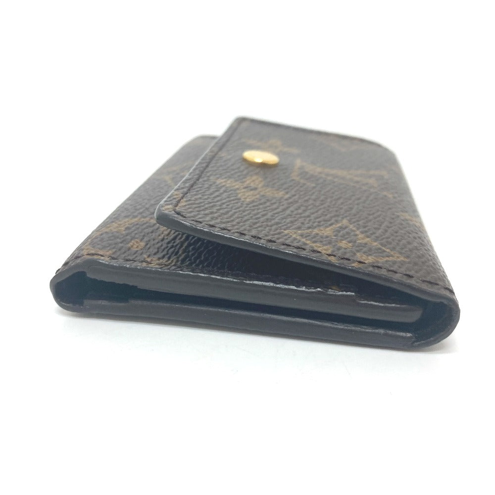 Louis Vuitton Trifold Wallet L68704 Monogram Canvas Brown Portefeuille Micro Women