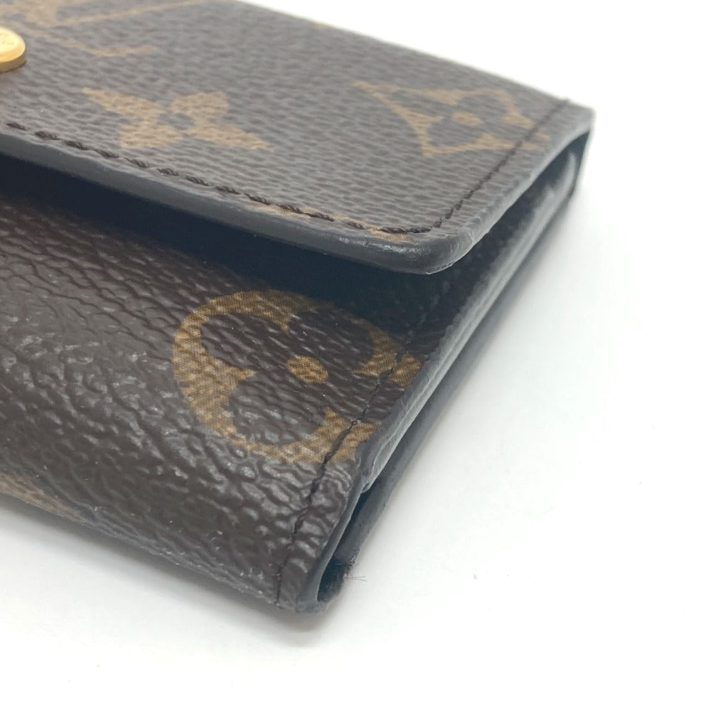 Louis Vuitton Trifold Wallet L68704 Monogram Canvas Brown Portefeuille Micro Women