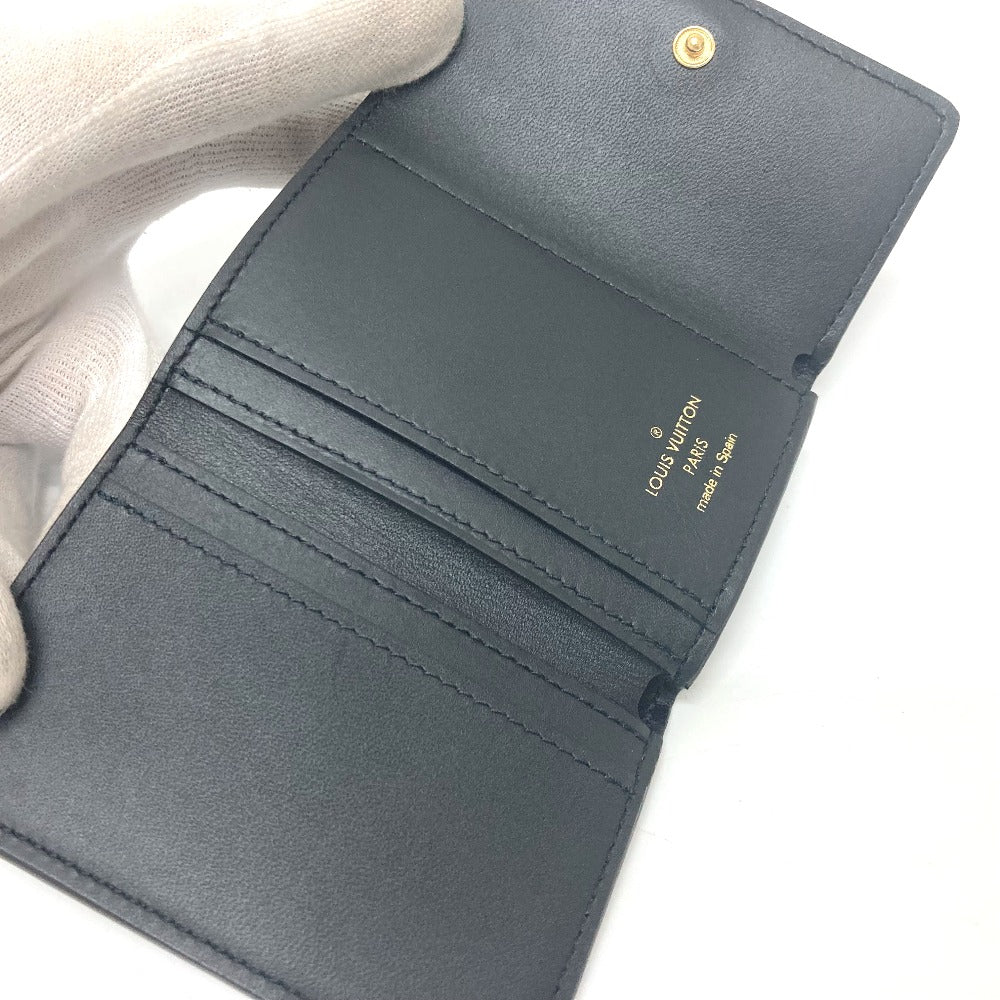 Louis Vuitton Trifold Wallet L68704 Monogram Canvas Brown Portefeuille Micro Women