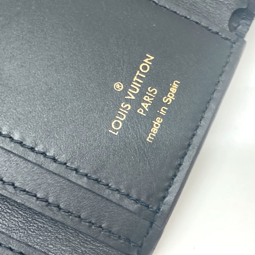 Louis Vuitton Trifold Wallet L68704 Monogram Canvas Brown Portefeuille Micro Women
