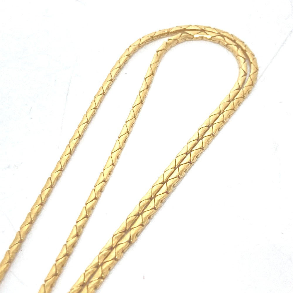 Dior Necklace Metal Gold 3P Pearl Women