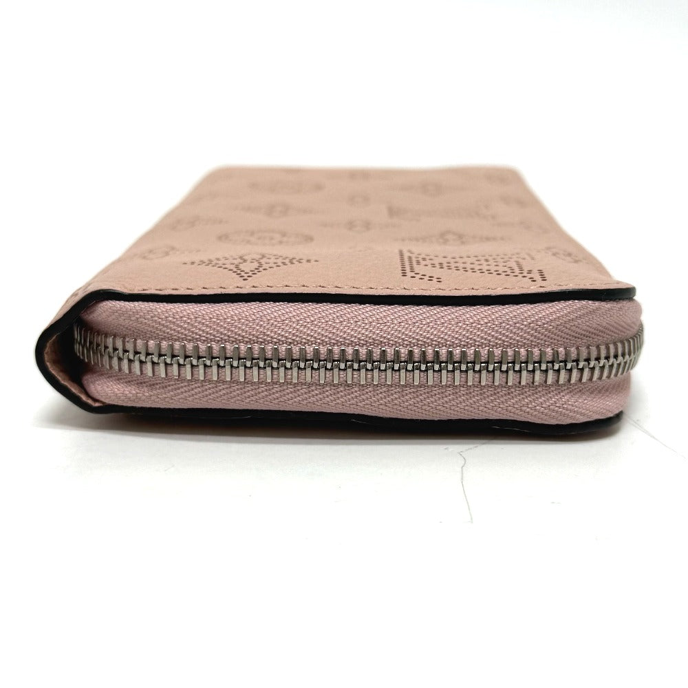 Louis Vuitton Long Wallet Purse M61868 Monogram Mahina Magnolia Zippy Wallet Women