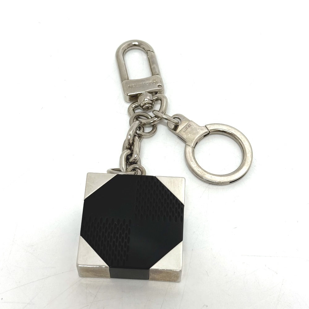 Louis Vuitton Bag Charm M66356 Plastic Black Porte Cle_Damier Ebene Women