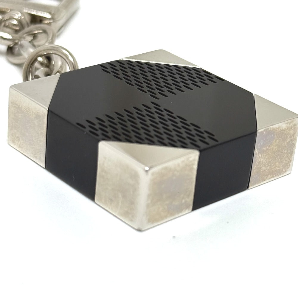 Louis Vuitton Bag Charm M66356 Plastic Black Porte Cle_Damier Ebene Women