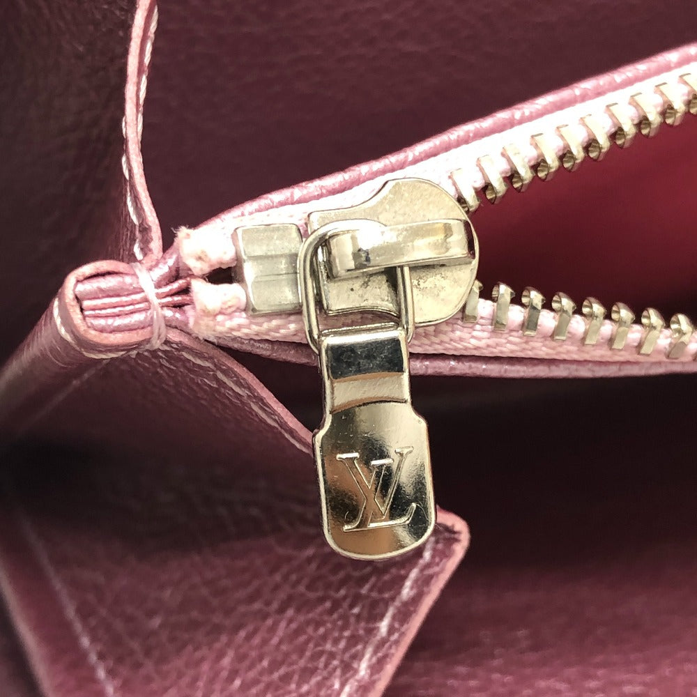 Louis Vuitton Long Wallet Purse M69812 Leather Pink Zippy Rock Me Women
