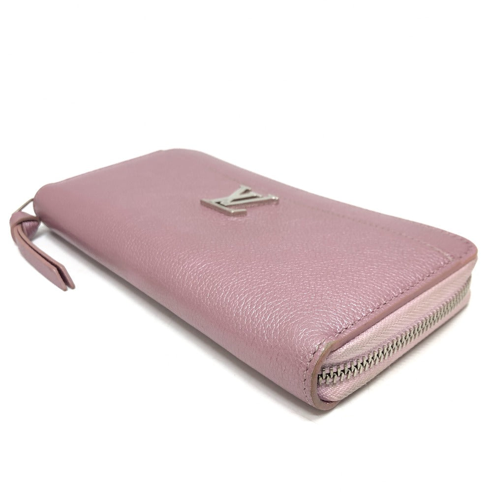 Louis Vuitton Long Wallet Purse M69812 Leather Pink Zippy Rock Me Women