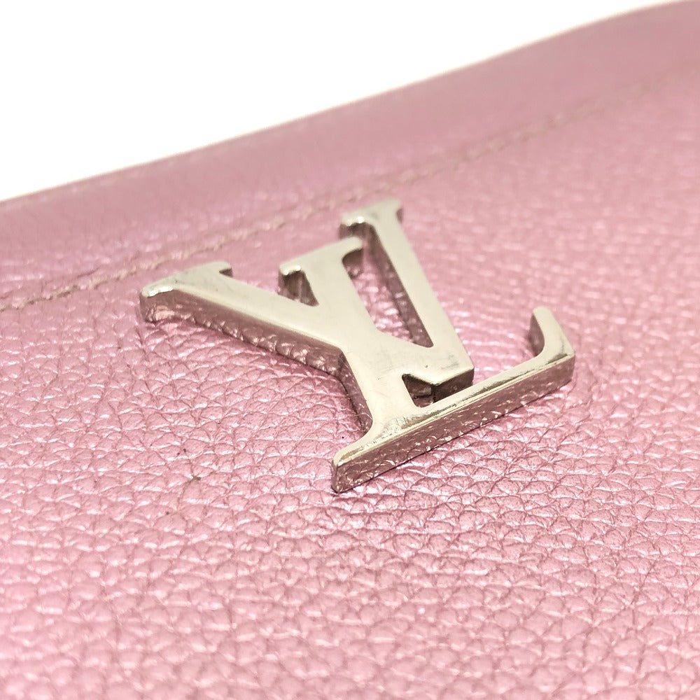 Louis Vuitton Long Wallet Purse M69812 Leather Pink Zippy Rock Me Women