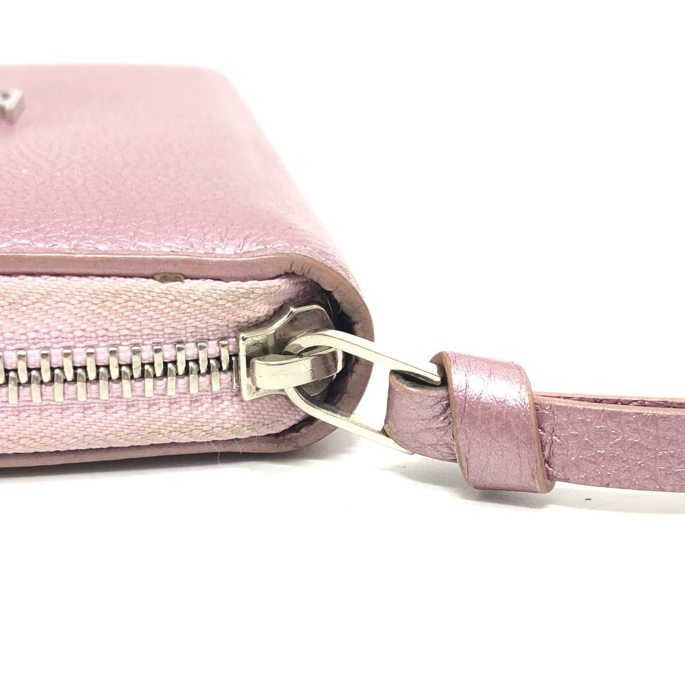 Louis Vuitton Long Wallet Purse M69812 Leather Pink Zippy Rock Me Women