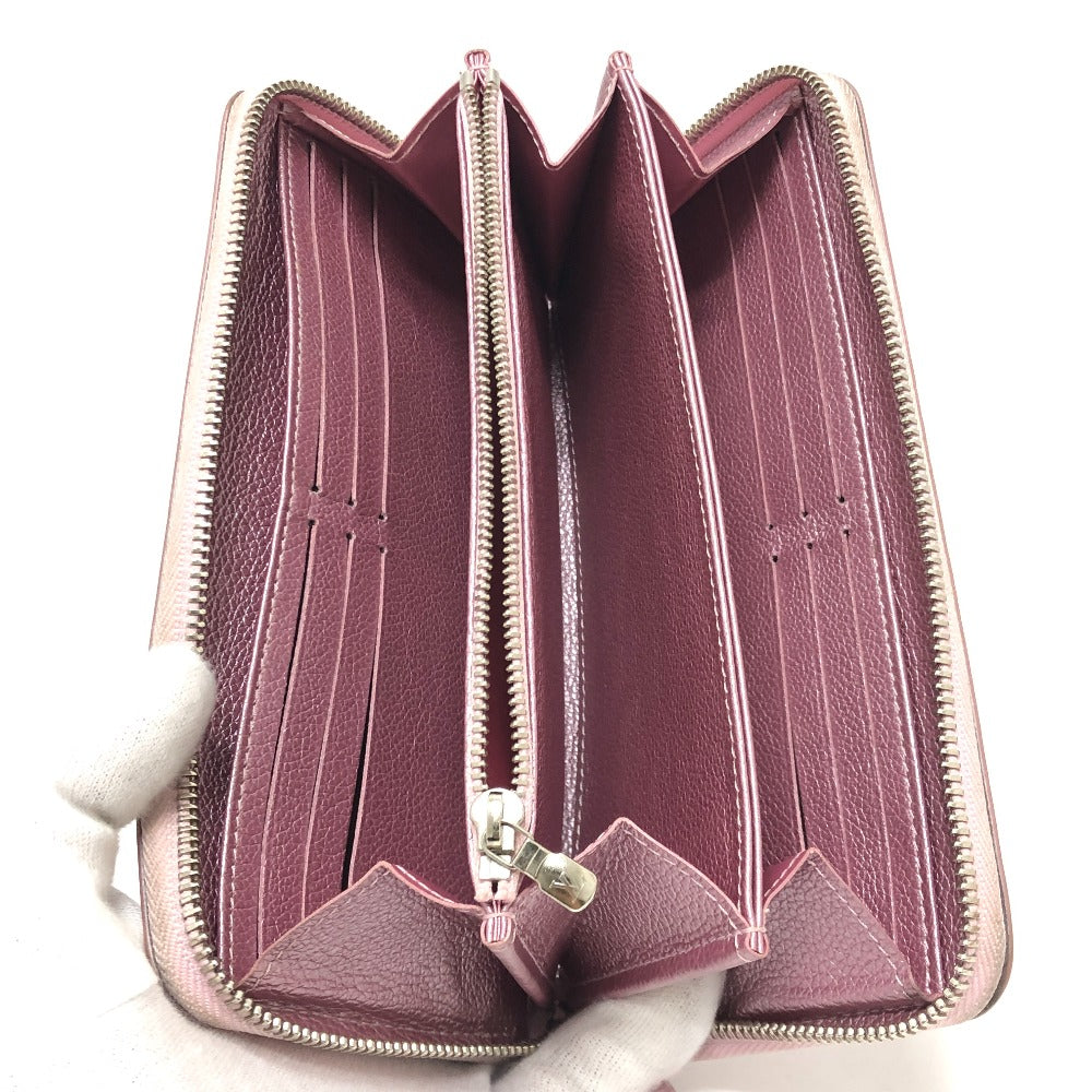 Louis Vuitton Long Wallet Purse M69812 Leather Pink Zippy Rock Me Women