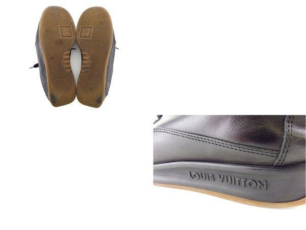 Louis Vuitton Sneakers Black Beige #35 Half 35 Half