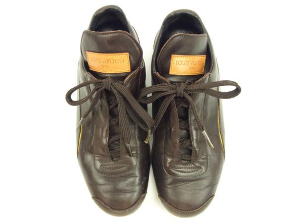 Louis Vuitton Sneakers Dark Brown 36