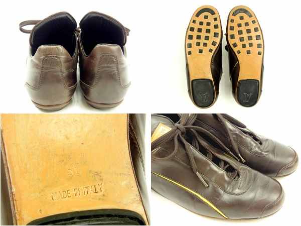 Louis Vuitton Sneakers Dark Brown 36