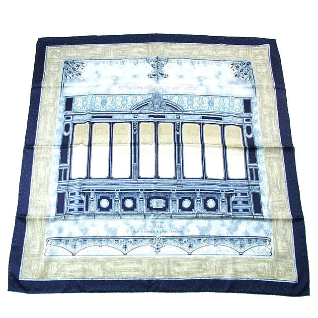 Louis Vuitton Scarf Gray Navy