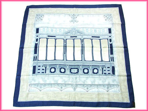 Louis Vuitton Scarf Gray Navy