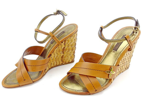 Louis Vuitton Sandals Light Brown #351/2