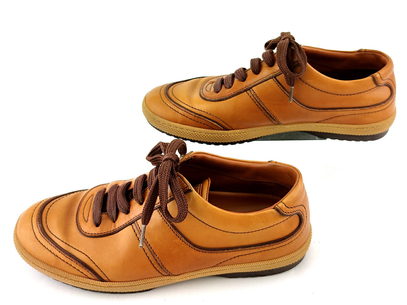 Louis Vuitton Sneakers Light Brown Brown #34 Low-Cut