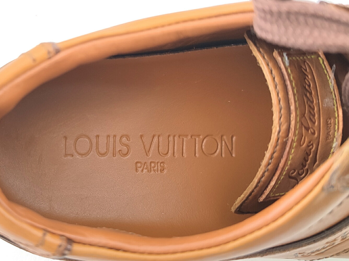Louis Vuitton Sneakers Light Brown Brown #34 Low-Cut