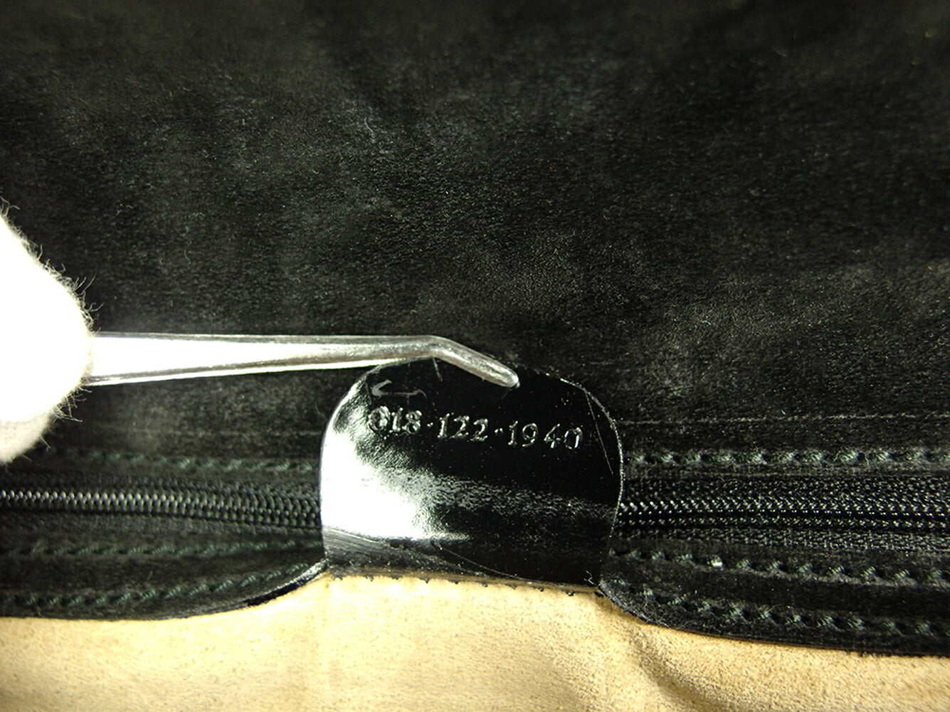 Gucci Clutch Bag Black Silver