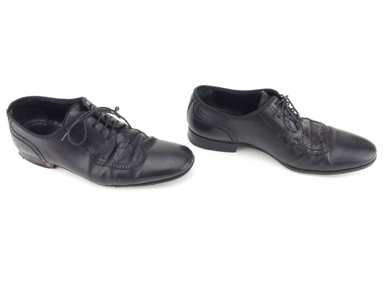 Louis Vuitton Dress Shoes Black Gold #7 Dress Shoes No Size Listed