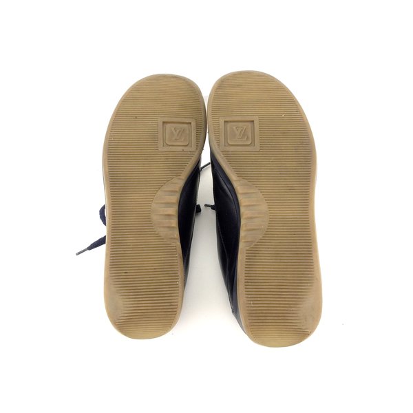 Louis Vuitton Sneakers Leather Navy 37 Half 37 1/2