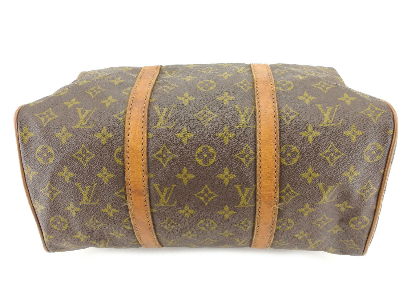Louis Vuitton Boston Duffel Bag M41626 Brown Beige Sac Spool35