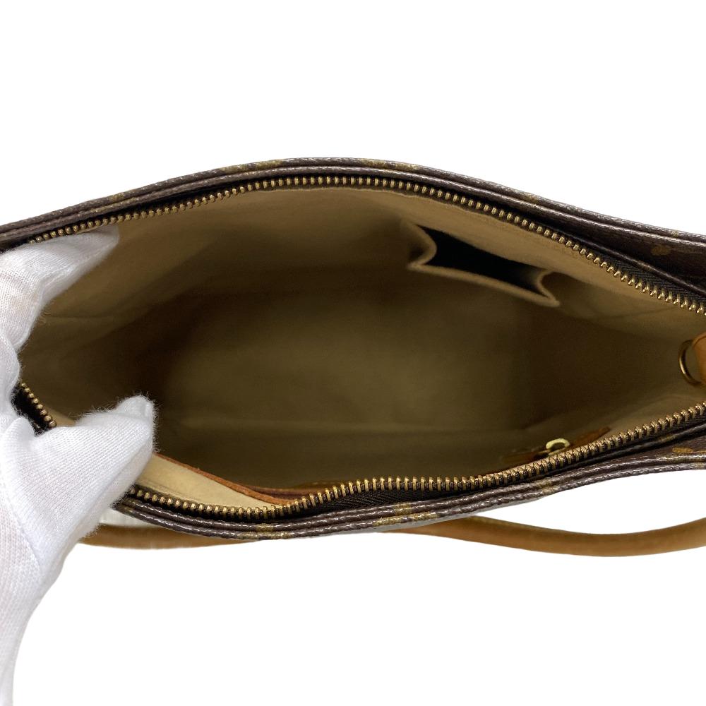 Louis Vuitton Shoulder Bag M51145 Leather Brown Monogram Loopinggm Women