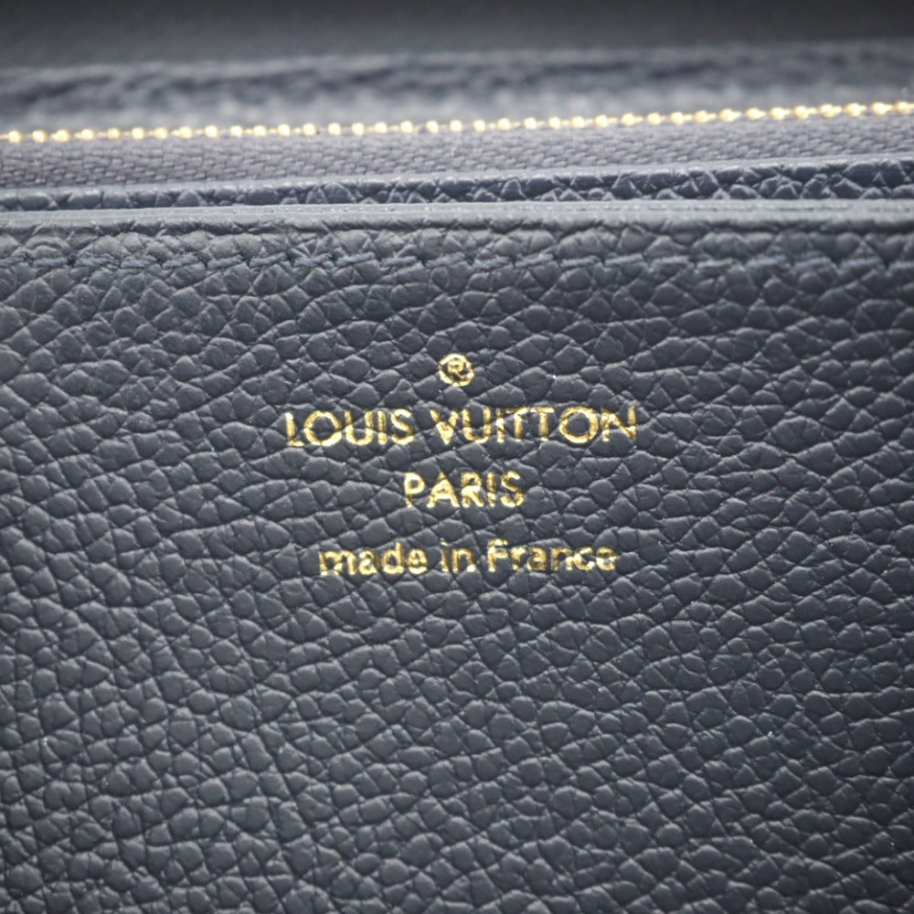 Louis Vuitton Long Wallet Purse M62121 Leather Navy Monogram Ann Platt Marine Rouge Women(Unisex)