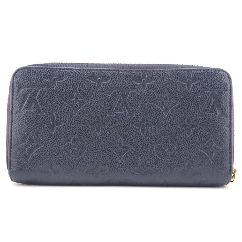 Louis Vuitton Long Wallet Purse M62121 Leather Navy Monogram Ann Platt Marine Rouge Women(Unisex)