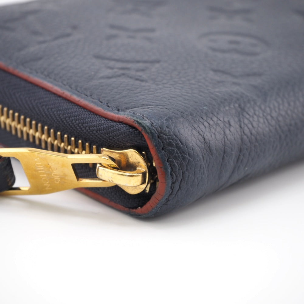Louis Vuitton Long Wallet Purse M62121 Leather Navy Monogram Ann Platt Marine Rouge Women(Unisex)